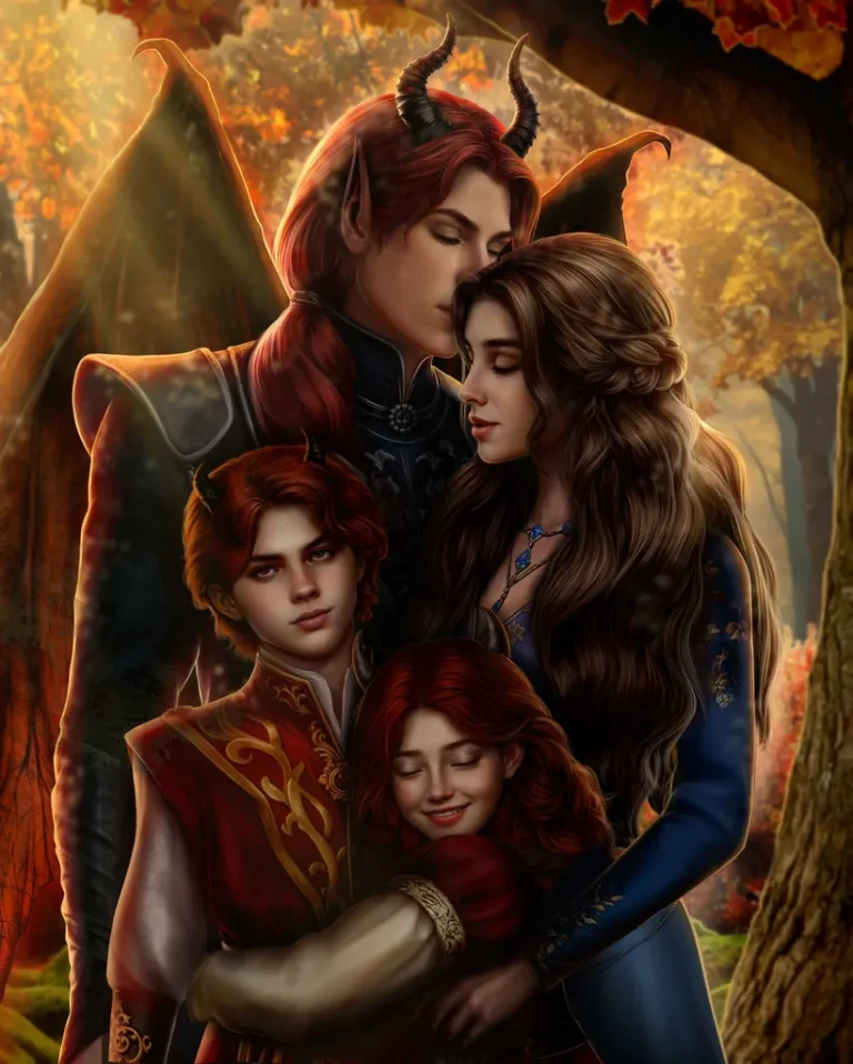 3 сезон 9 серия Финальная кат-сцена с Ароном и Теей *Аарон в истинном облике с детьми