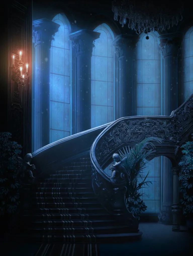 1 сезон 4 серия - Лестница во дворце в вечернее время