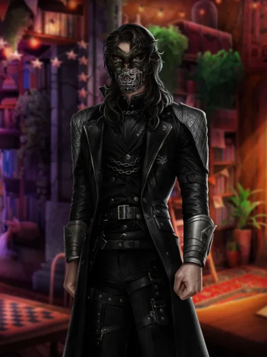 Драгон, убийца возможна любовная линия Сверхлегендарный образ «Absolute Madness» Вариант с маской из премиум образа + простая маска на глаза