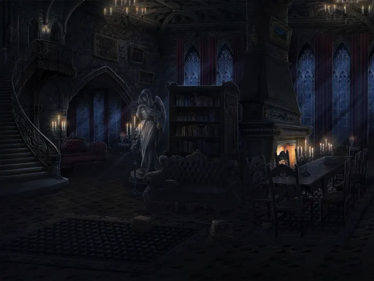 1 сезон 2 серия - Гостинная в замке Алистера / Ночью