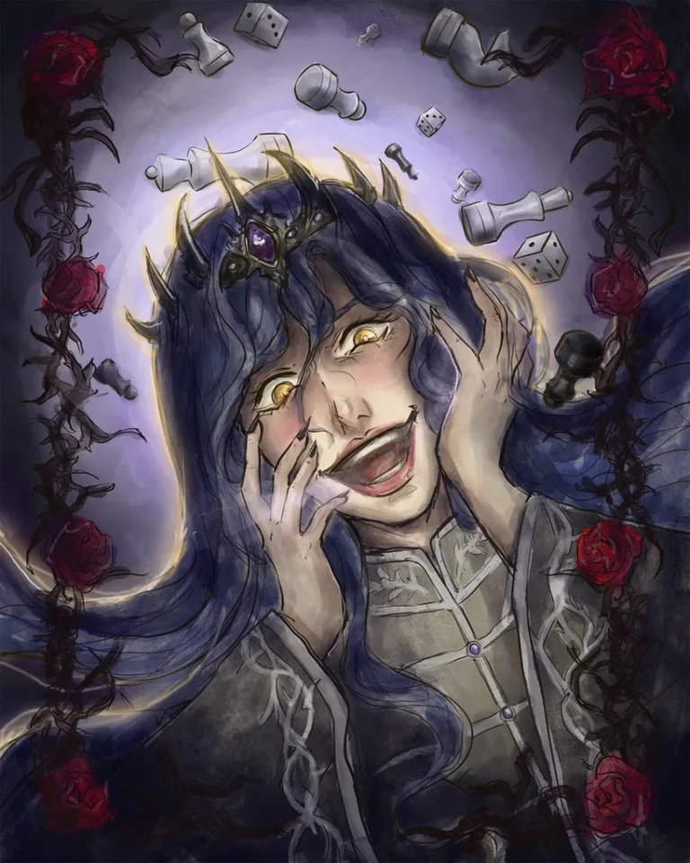 3 сезон 9 серия - Финальная иллюстрация с Элизой по пути Безумия