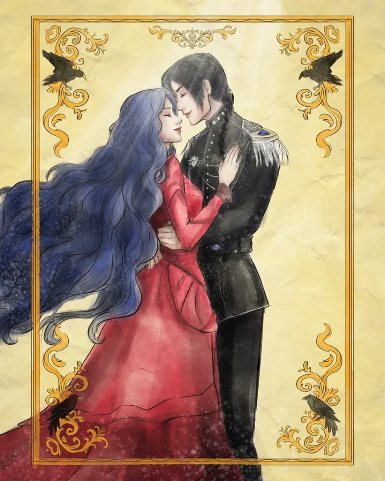 3 сезон 9 серия - Финальная иллюстрация с Элизой и Равеном / Финал в книге