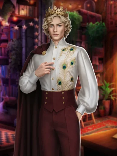 Эйден, принц империи Фицлан первое появление: 3 сезон 9 серия Доступно, если финал с Эйденом в книге